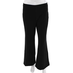 The Park Women Sweatpants Black Modal Cotton Spandex Size L